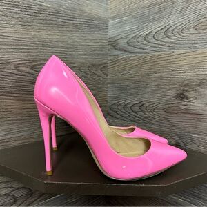 Steve Madden daisie pink patent heels
